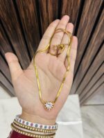 Heart anti tarnish necklace