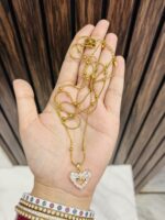 Double layer anti tarnish necklace - Image 2