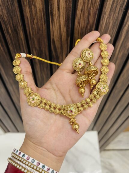 Neha gold alike necklace