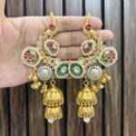 Abhika brass earrings