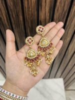 Tara gold alike necklace with earrings - Image 2