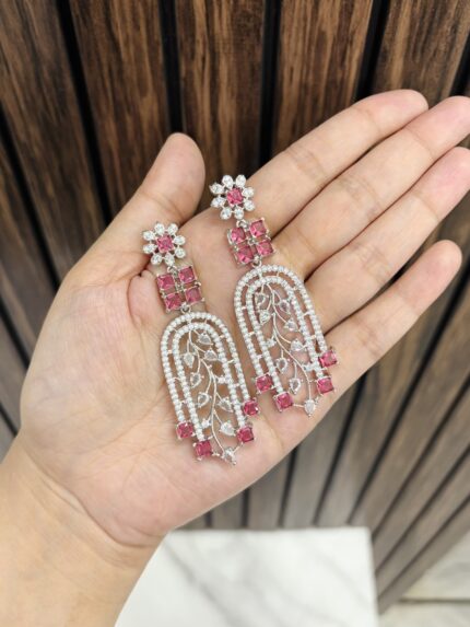 Parul ad Earrings Ruby