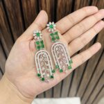 Parul ad Earrings Green