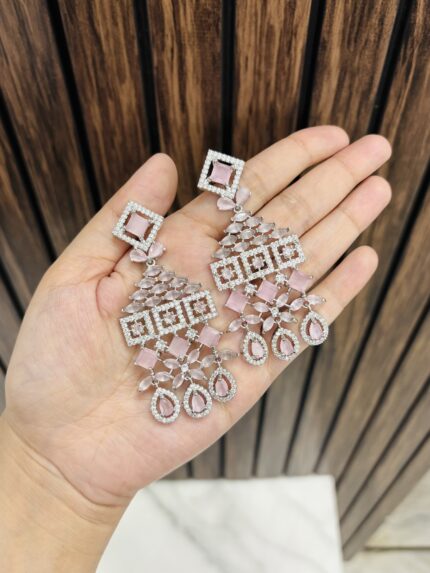 Girisha ad Earrings Pink