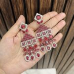 Girisha ad Earrings Ruby