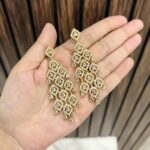 Richa ad Earrings golden