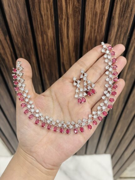 Jasmine ad necklace Ruby