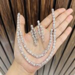 Two layer ad necklace
