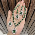 Ashmita ad necklace Green