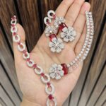 Sudha ad necklace Ruby