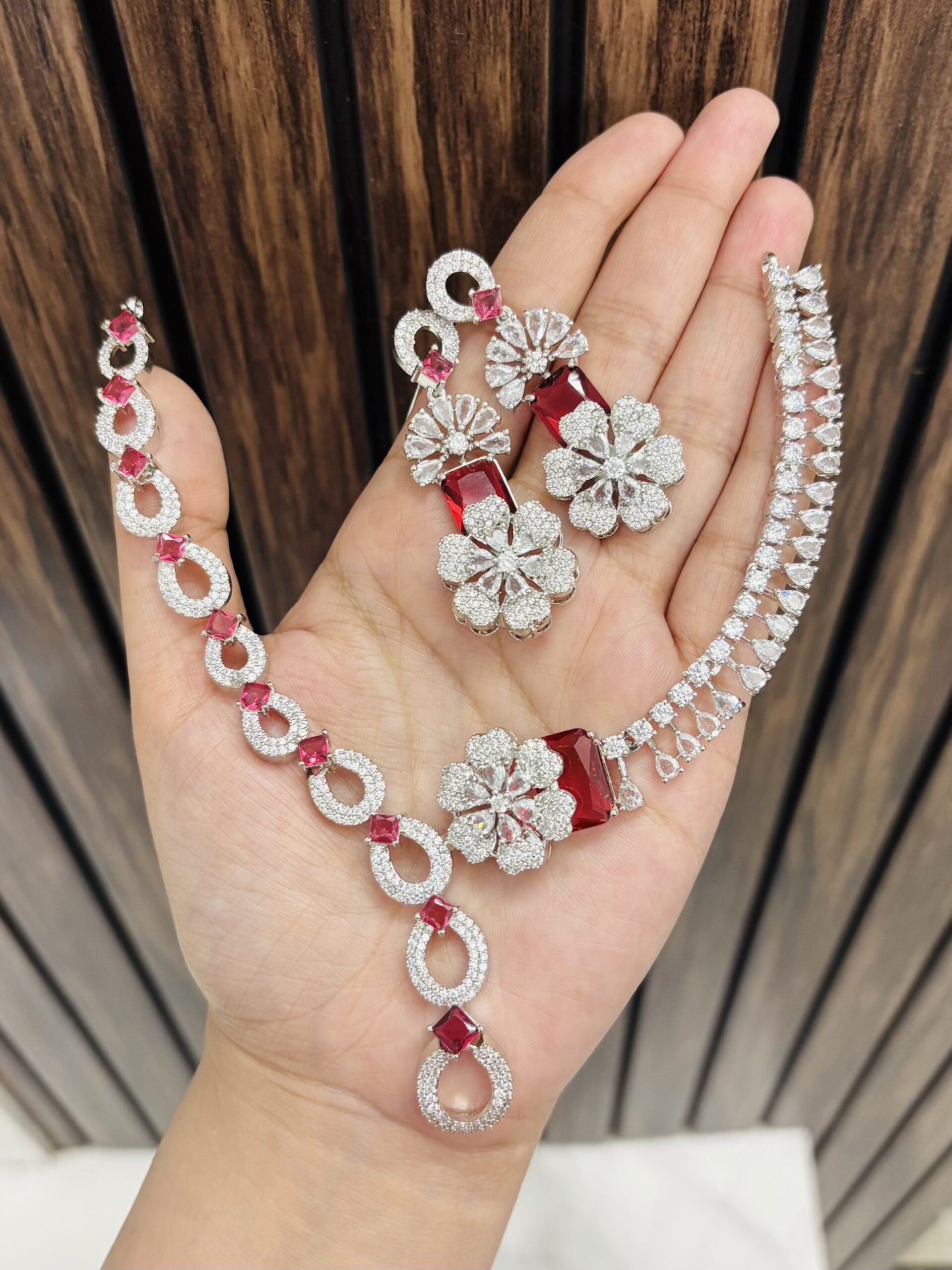 IMG_3749-compressed Sudha ad necklace Ruby - Image 1