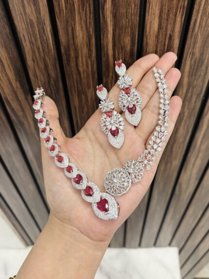 Anju ad necklace Ruby