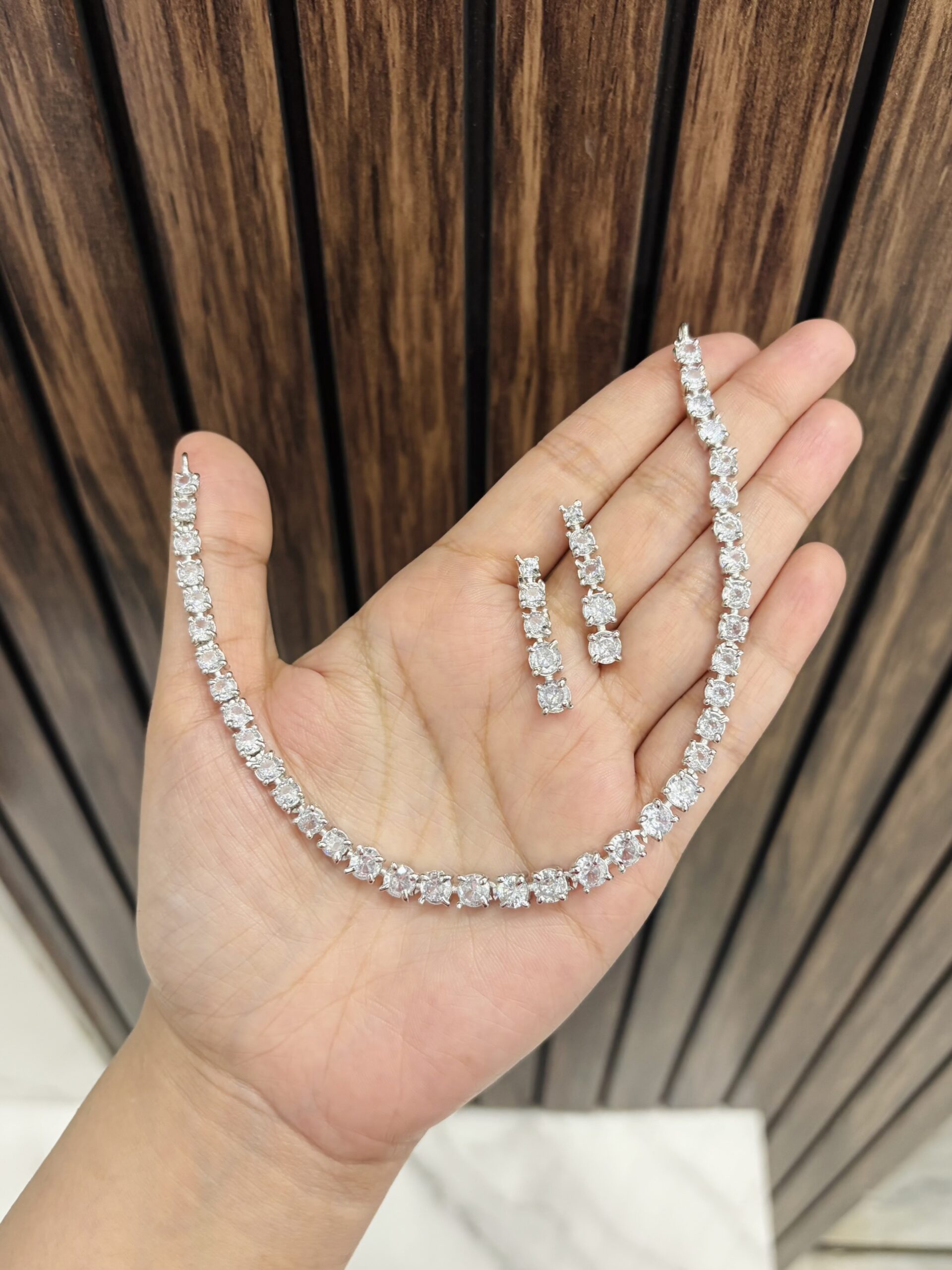 IMG_3776-compressed Single line ad necklace - Image 1