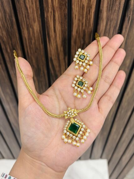 Sachi necklace Green