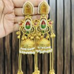 Myra brass Earrings