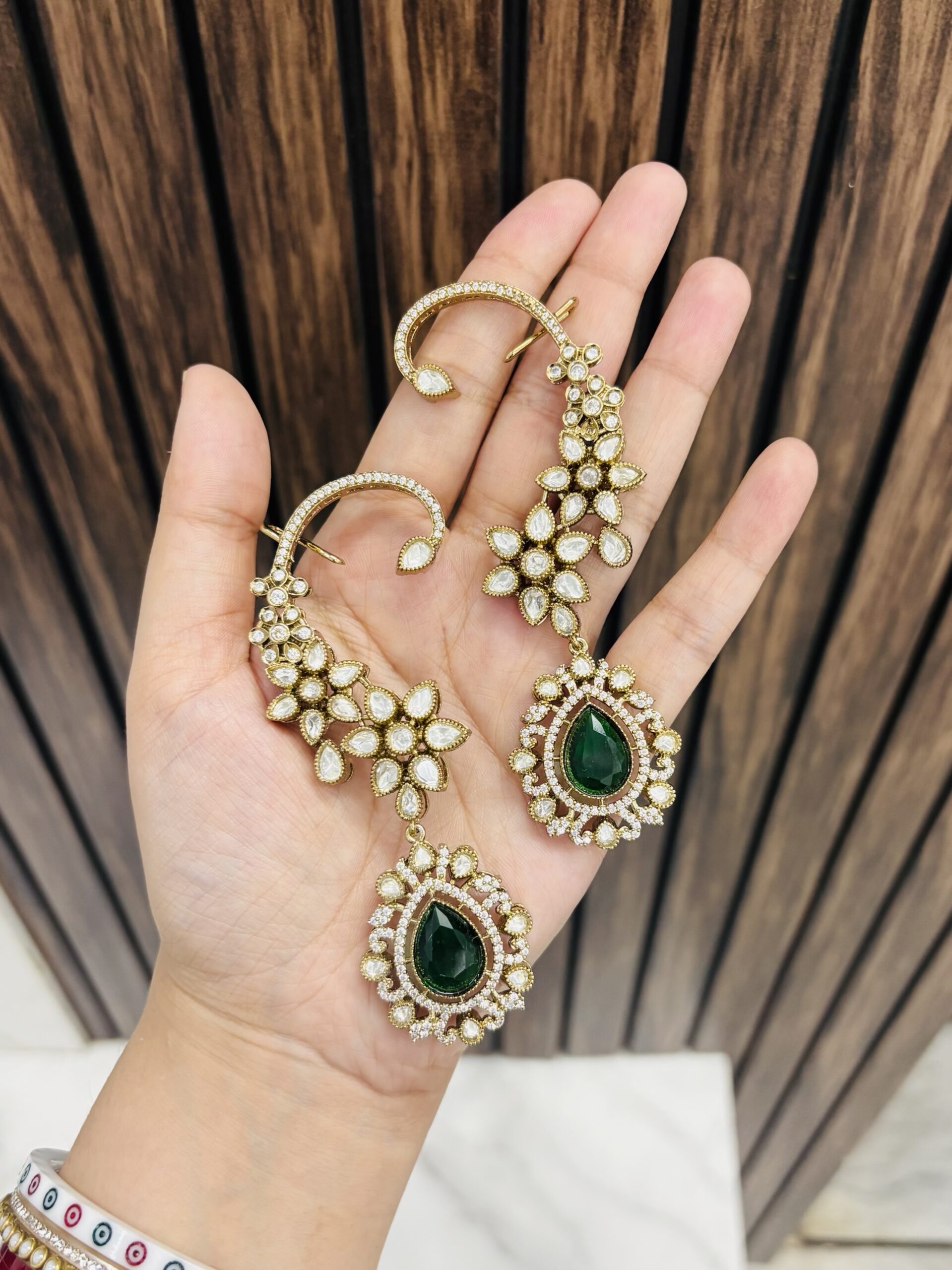 IMG_8267-compressed Jiya Earcuff Green - Image 1