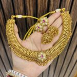 Aruna Gold alike necklace design 3