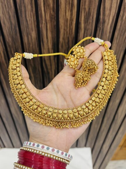Aruna Gold alike necklace design 2