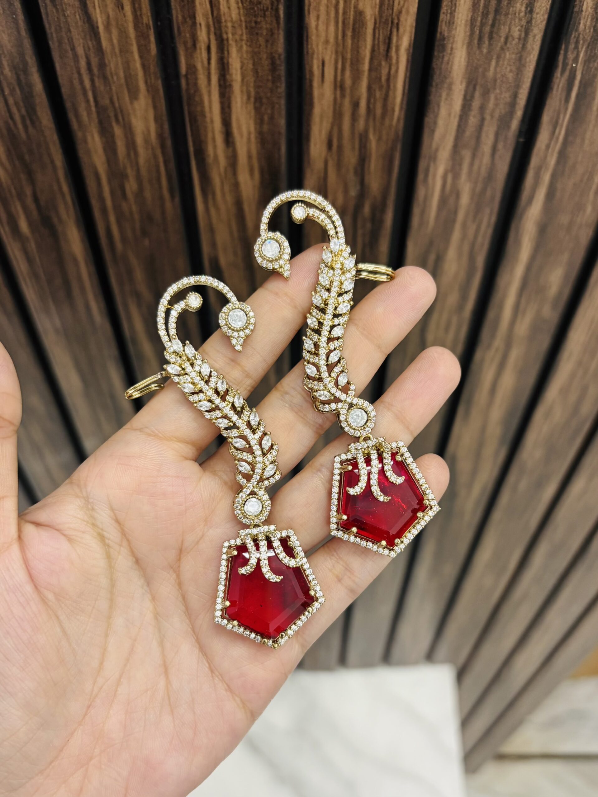 IMG_9032-compressed Nalini earcuff Ruby - Image 1