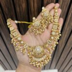 Aisha gold alike necklace