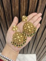 Krishi necklace with earrings and mangtika - Image 2
