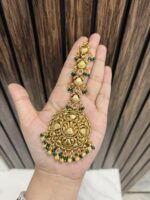 Krishi necklace with earrings and mangtika - Image 3