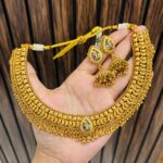 Aruna Gold alike necklace design 4