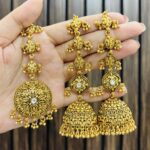 Soniya Earrings with mangtika