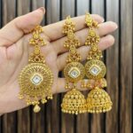 Sarita Earrings with mangtika