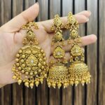 Shalu Earrings with mangtika