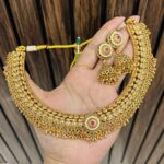 Aruna Gold alike necklace design 6