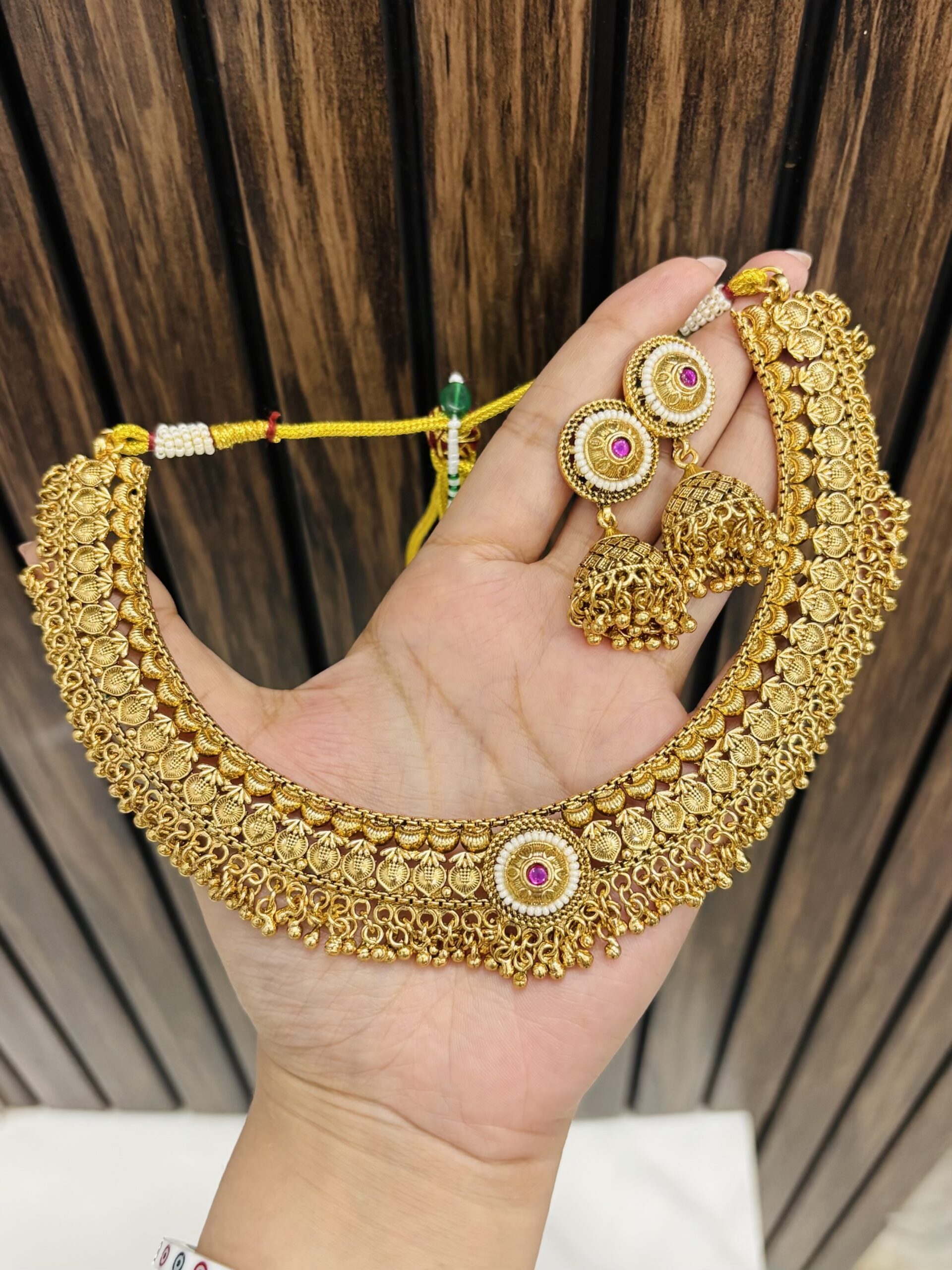 IMG_2002-compressed Aruna Gold alike necklace design 6 - Image 1