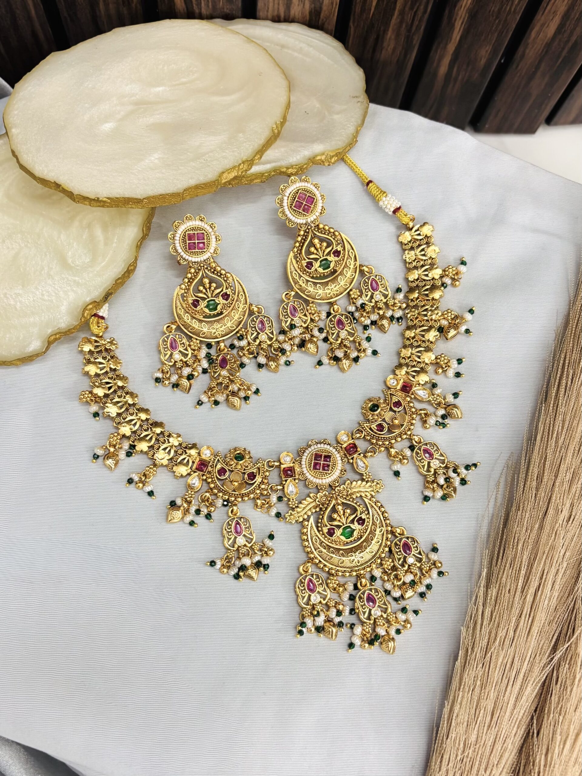 IMG_3512-compressed Swati Gold a like necklace - Image 1