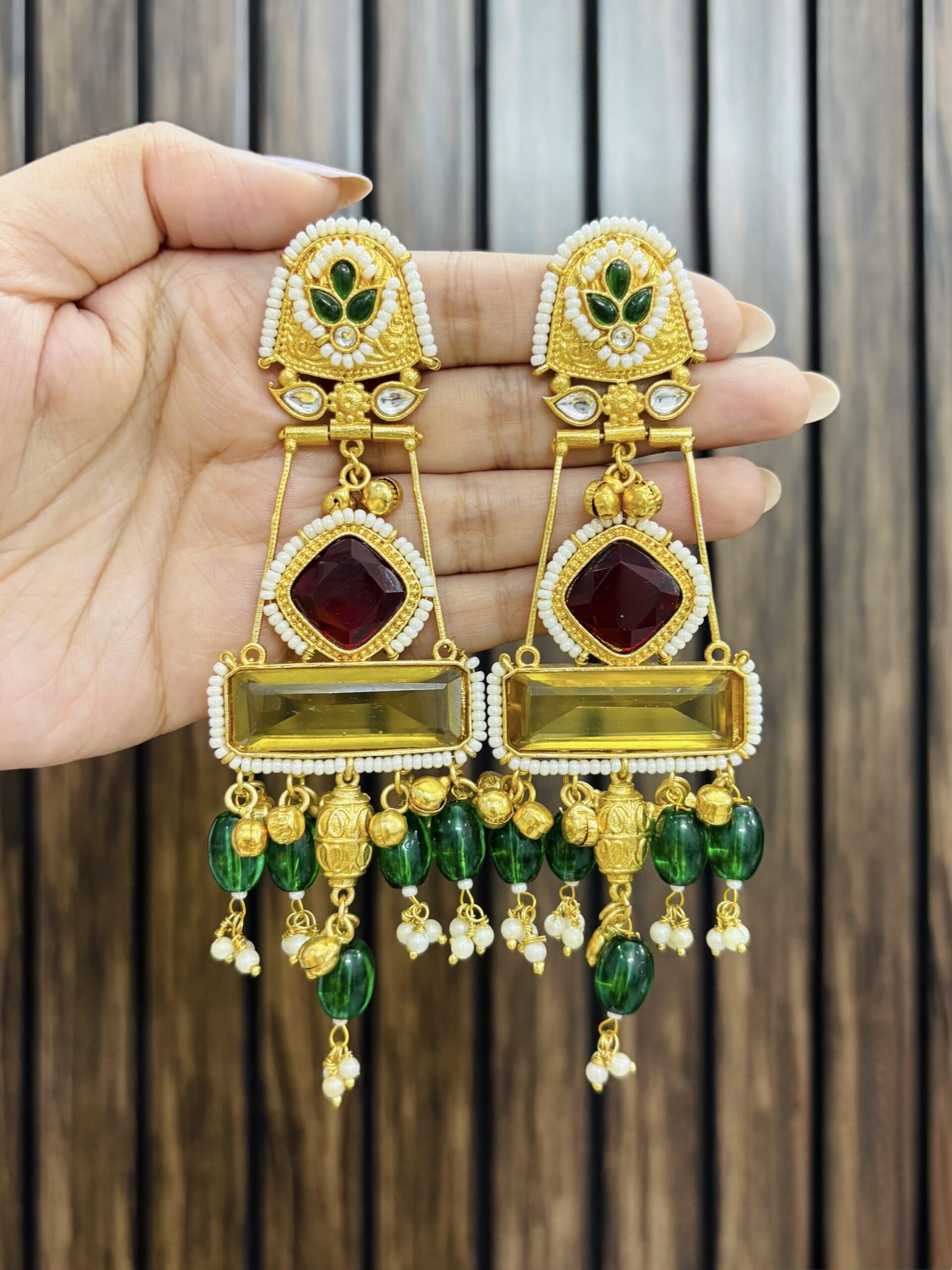 32D91AFB-AAB3-42DA-BBDD-A3735DC33991-compressed Komal earrings - Image 1