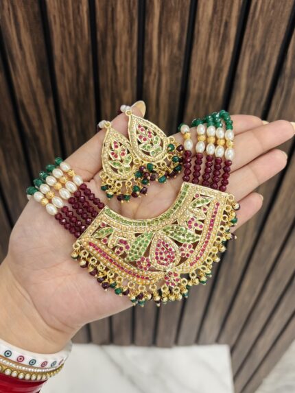 Jadau necklace design 1