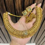 Aruna Gold alike necklace design 7
