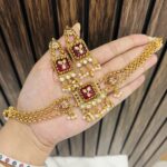 Sumaiya Gold a like necklace Ruby